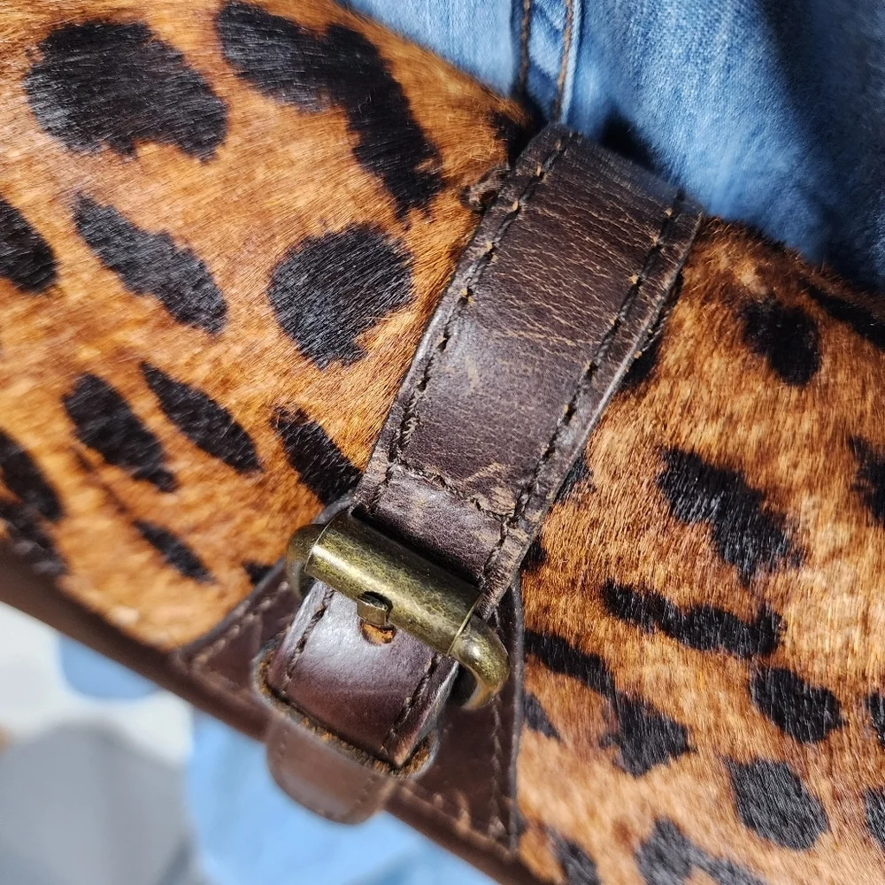 PATRICIA NASH ANIMAL PRINT CROSSBODY BAG 